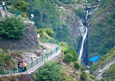 Bhagsunath Temple & Waterfall