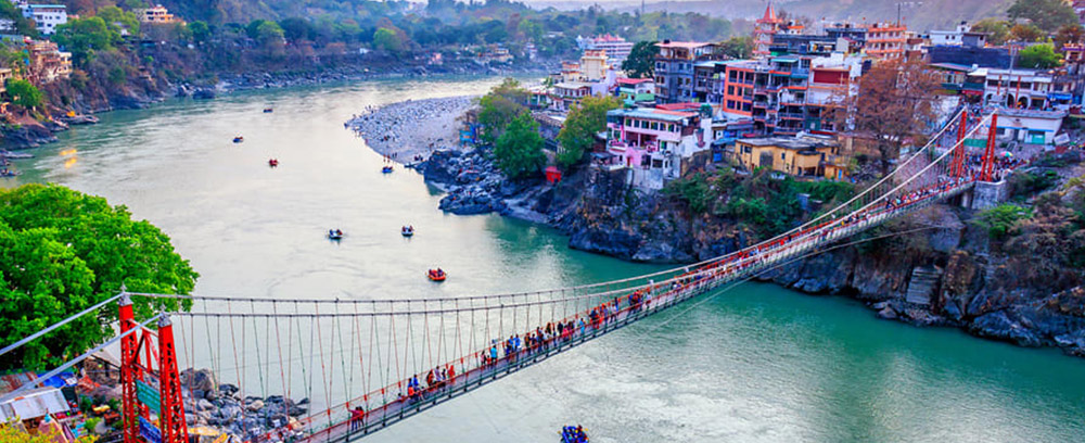 Lakshman Jhula and Ram Jhula